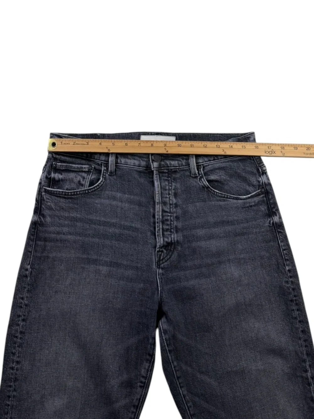 Mother Superior High Waisted Hiker Hover Jeans Midnights with Molly Size 32